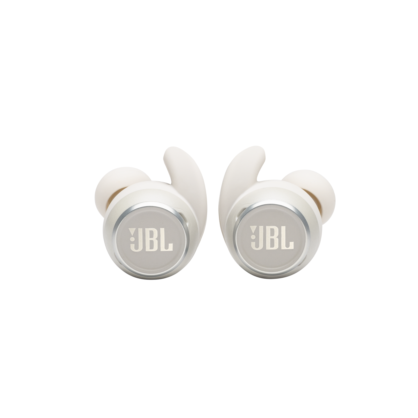 JBL Reflect Mini NC - White - Waterproof true wireless Noise Cancelling sport earbuds - Detailshot 6
